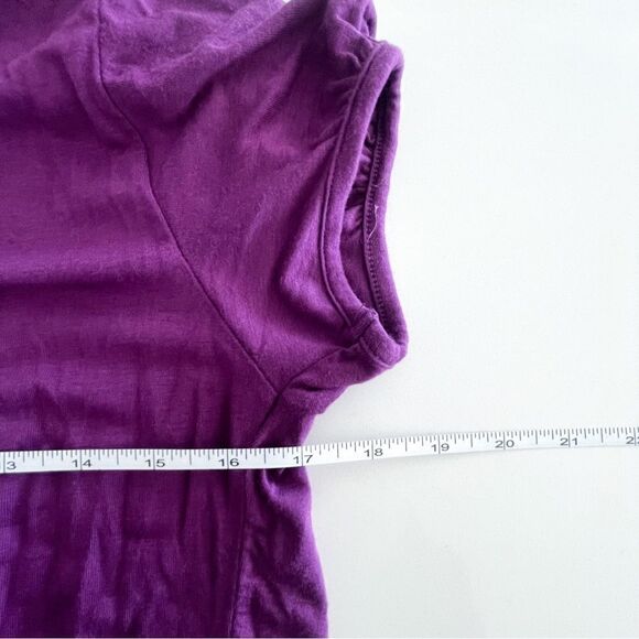 Bedo Femme Tie Front Cardigan Purple Women's M Short Sleeved Balletcore - Picture 4 of 7